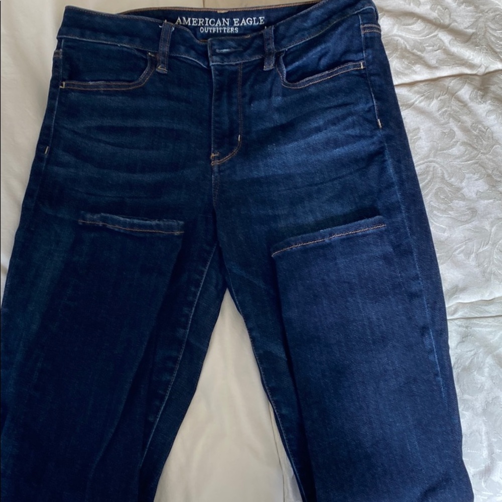 American Eagle hi rise Jegging 8 short